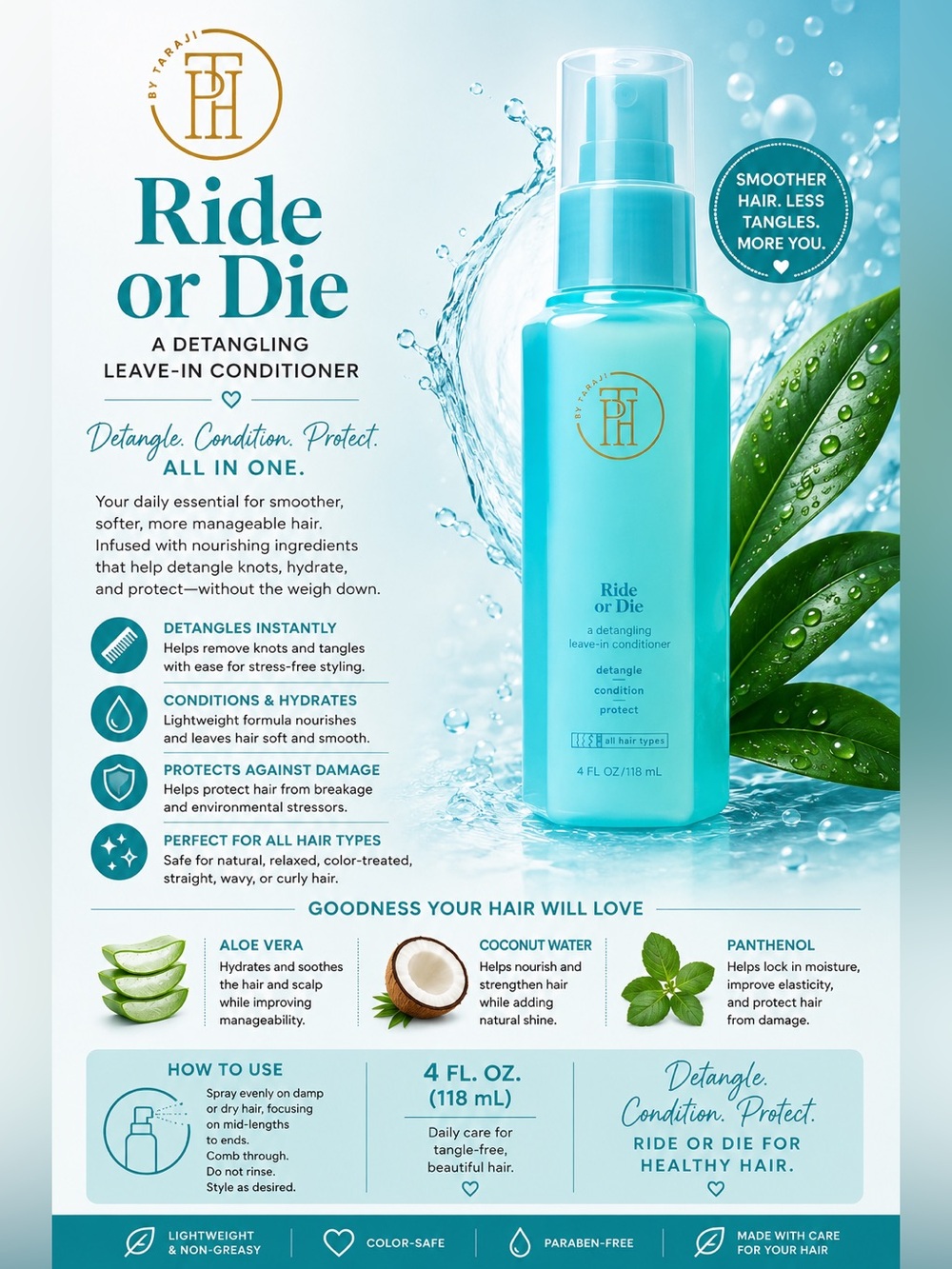 Detangling Leave-In Conditioner Spray